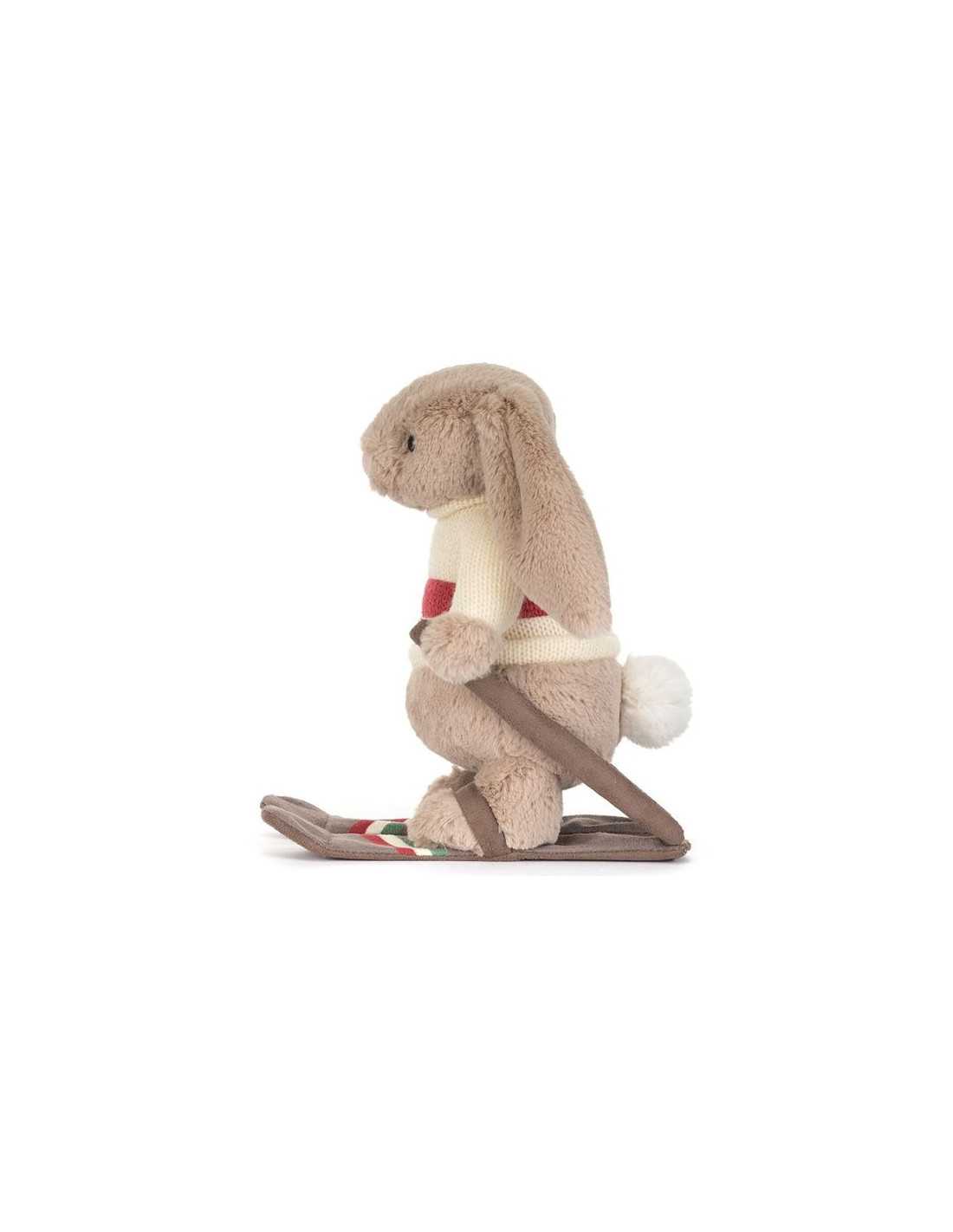 Jellycat Кролик на лижах Bashful Bunny Gold Medal